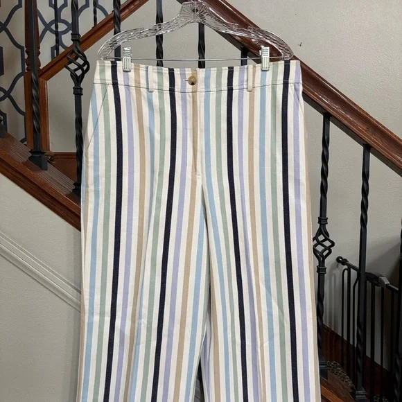 Tory Burch Wide leg crop military canvas pants 🤩 - Picture 16 of 16